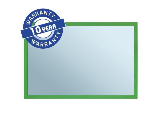 MERIDA STELLA GREEN LINE mirror in a green metal frame 40 x 60 cm, green